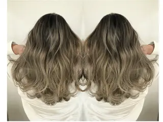 ロング カラー かわさき ともやのヘアスタイル