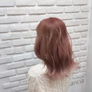 ミディアム カラー メンズパーマ 本多のヘアスタイル