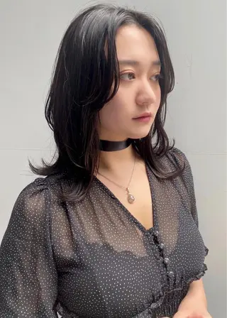 ミディアム masa/ボブ特化/ ぷつっとボブのヘアスタイル