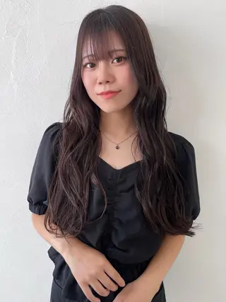 ロング カラー 透明感カラー🫧🌈 似合わせカット✂︎のヘアスタイル