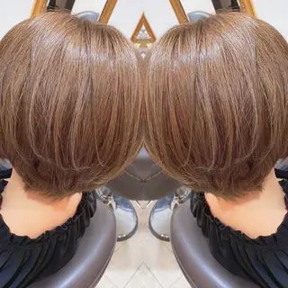 ショート カラー 韓国🇰🇷 ✂︎hair 内田愛のヘアスタイル