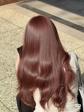 ロング カラー 💗トレンド暖色ヘア Natsumi 💗のヘアスタイル