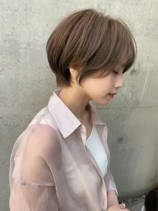 ショート 栗原 瑠世のヘアスタイル