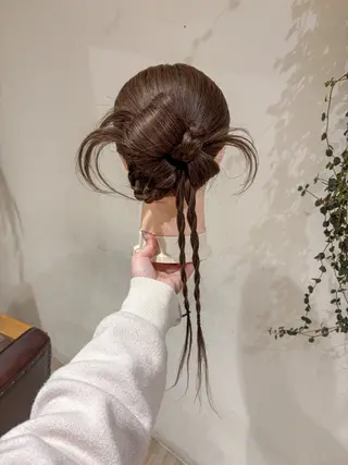 ヘアアレンジ 似合わせカット ▫️ｲﾁｶ🌻のヘアスタイル