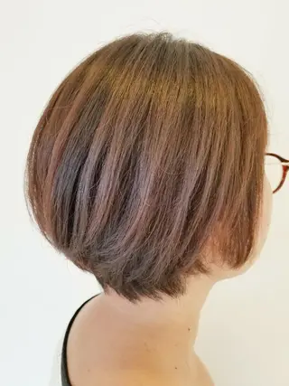 ショート カラー 髪質改善/ハイライト 小林秀樹のヘアスタイル