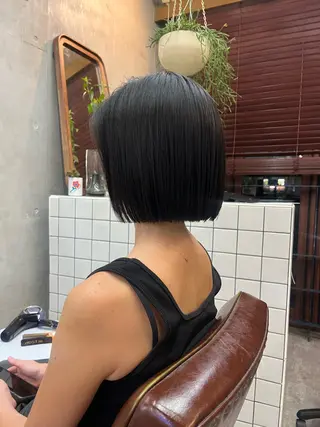 ショート カラー SALT WATER所属・🫐 𝐌𝐚𝐨 🫐ボブモデル募集のヘアスタイル