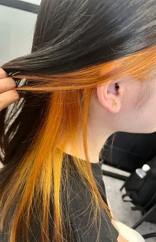 カラー えぞう さおりのヘアスタイル