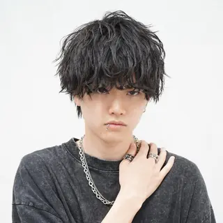 ショート 革命🔥朝楽☀パーマ 特化 SHOTAのヘアスタイル