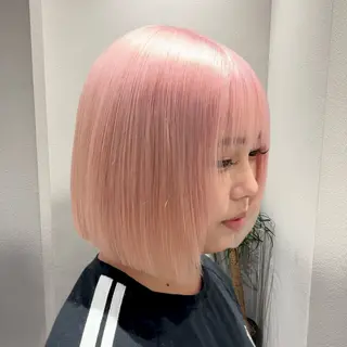 ショート カラー ✨ブリーチ支持No1 複雑履歴修正/舘岡のヘアスタイル