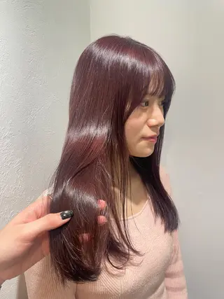 ロング ボブ/ショート おおいえひびきのヘアスタイル