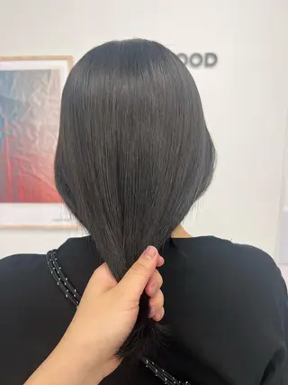 ミディアム カラー ✨ブリーチ/顔周り レイヤー¦YUKA✨のヘアスタイル