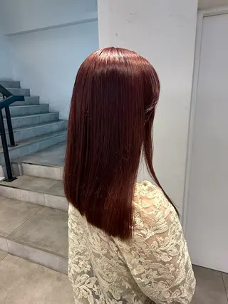 ミディアム カラー ハイトーンデザイン 🪐·˚⌖MIHOのヘアスタイル