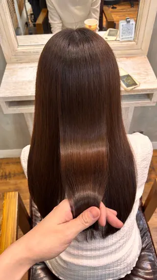 ロング カラー 新宿🫧髪質改善 🫧耳ツボ🫧まなのヘアスタイル