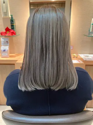 セミロング カラー サロン・ド・ユーウ千石店所属・JINNO 〈文京区〉のヘアスタイル