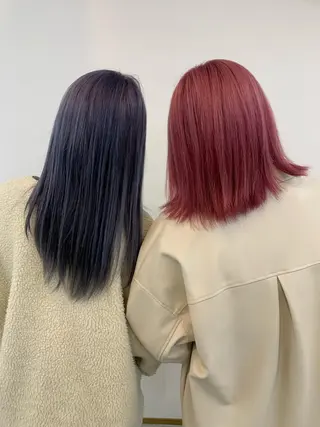 カラー funa/京都河原町 /艶髪/暖色のヘアスタイル