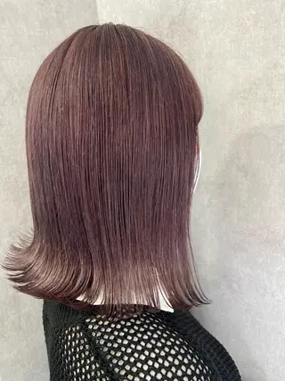 セミロング カラー haruki所属・. nozomiのヘアスタイル