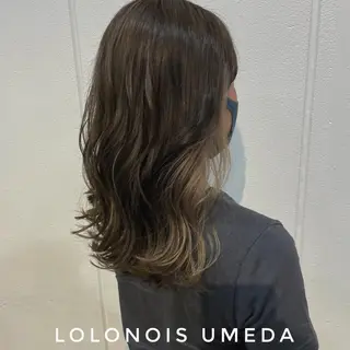 セミロング Lolonois梅田 /Okazaki:)のヘアスタイル