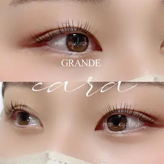 マツエク・マツパ アイブロウ GRANDEcara 栄　Miki🍀のマツエク・マツパデザイン