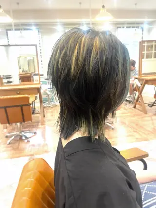 ショート カラー メンズ 松下 倫子のヘアスタイル