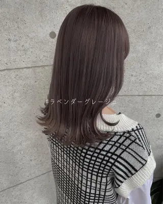 ミディアム ⭐️透け感カラー /齊藤容史⭐️のヘアスタイル
