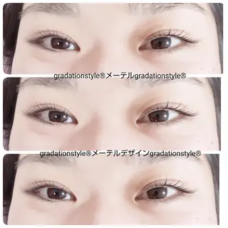 マツエク・マツパ 🎼グラデーション スタイル札幌♫*⁠✧のマツエク・マツパデザイン