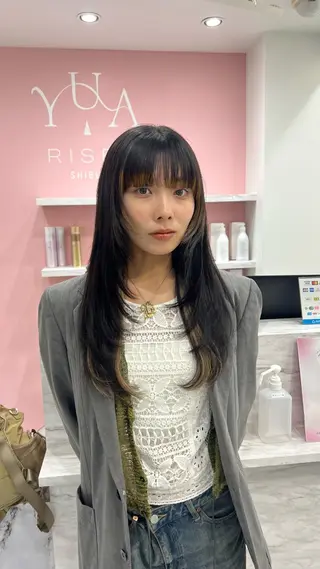 ロング 🫧ワンホンヘア🫧 MACOのヘアスタイル