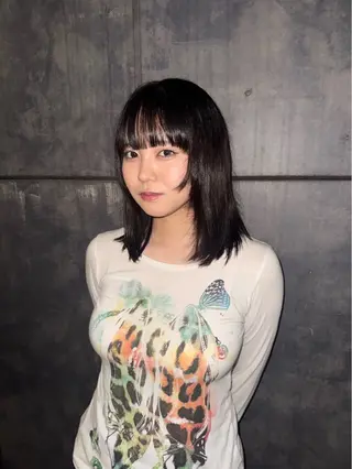 ミディアム Sakura❤︎/ 透明感カラーのヘアスタイル