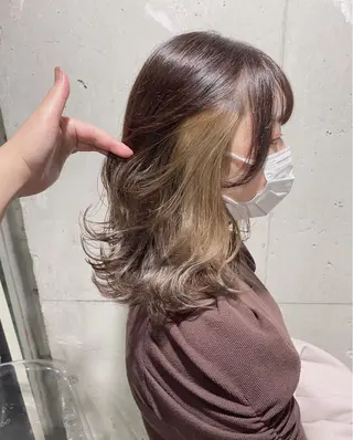 セミロング カラー 🔷似合わせのプロ KUMA🔷のヘアスタイル