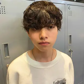 パーマ メンズ 暖色艶color / ボブ🦩Rioのヘアスタイル