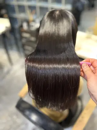 ロング 🌷ブリーチ縮毛矯正 /mina🌷のヘアスタイル