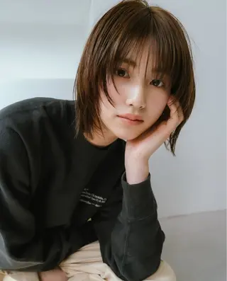ショート 透明感カラー🫧 CHIHIROのヘアスタイル