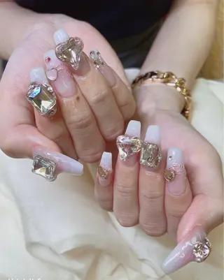 セミロング JNA認定講師🌸 RIEのネイルデザイン