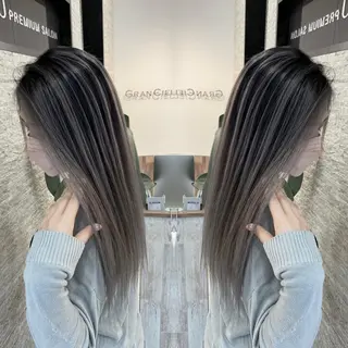 セミロング Y Uのヘアスタイル