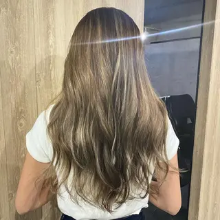 ロング カラー ヘアアレンジ 韓国レイヤー/ 顔周り💕田中将吾のヘアスタイル