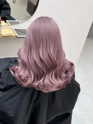 セミロング カラー ブリーチ/ハイトーン 🔥MOTOKI🔥のヘアスタイル