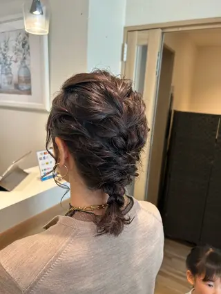 ヘアアレンジ 🍒艶髪✨ 秋冬🍒モテヘアー✨のヘアスタイル