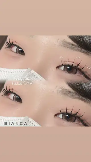 マツエク・マツパ Bianca 錦糸町Saitoのマツエク・マツパデザイン