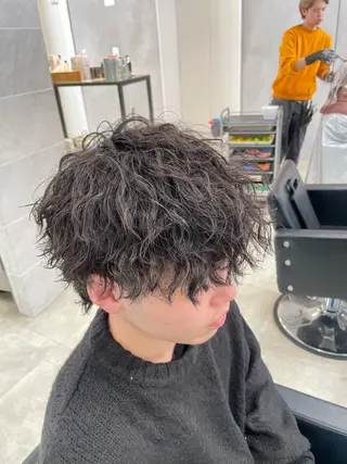 ショート パーマ メンズ メンズ特化🔥 金子直斗のヘアスタイル