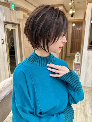 ショート おのだ あやなのヘアスタイル