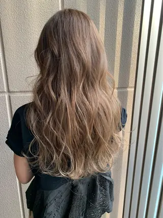 ロング カラー 銀座⚜️【脱白髪染め 美髪矯正】トグチのヘアスタイル