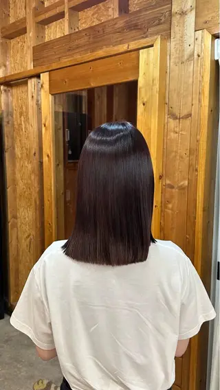 カラー ⛅️透明感/艶カラー 🍒ももかのヘアスタイル