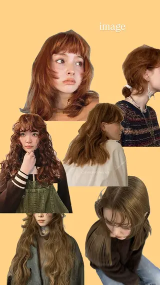 ロング カラー 森田遥奈/透明感カラ ー/似合わせカットのヘアスタイル