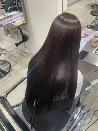 ロング パーマ 谷口 優奈のヘアスタイル