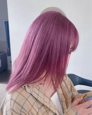 ミディアム カラー 鈴木直之/ハイトーン /ボブ/美髪矯正のヘアスタイル