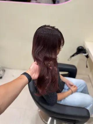 ロング カラー 池袋美容室 齋藤晴のヘアスタイル