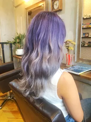 ミディアム カラー エクステ指名No.1 【店長】橘田のヘアスタイル