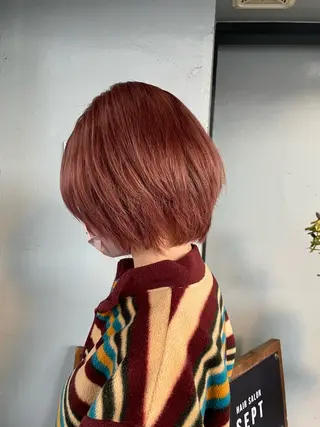 ショート カラー Hair Salon Sept所属・ポイントのあるヘア* Sept スズキのヘアスタイル