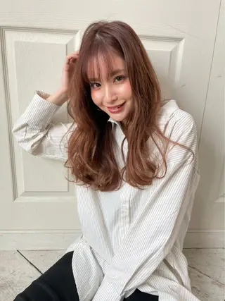 ロング カラー ヘアアレンジ 指名支持率NO.1 スタイリストのヘアスタイル