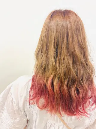 ロング カラー aile TotalBeautySalon 生駒店所属・むらい ゆいのヘアスタイル