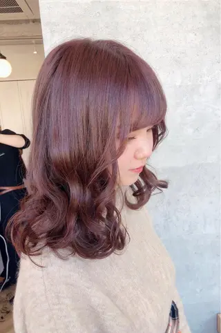 ミディアム 縮毛矯正/ 髪質改善/浅見拓哉のヘアスタイル